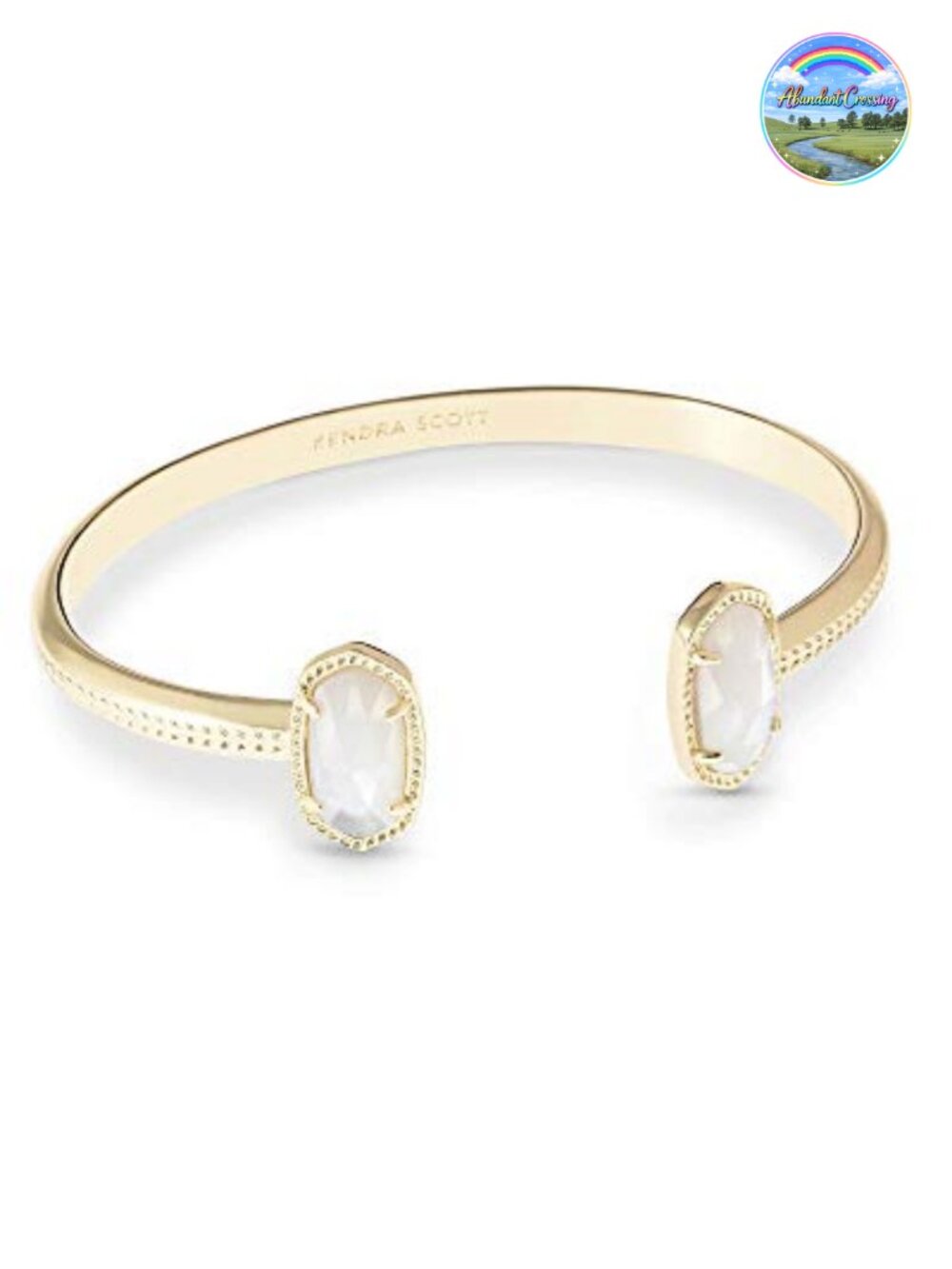 Kendra Scott Elton Cuff Bracelet Gold Plated Brass Adjustable